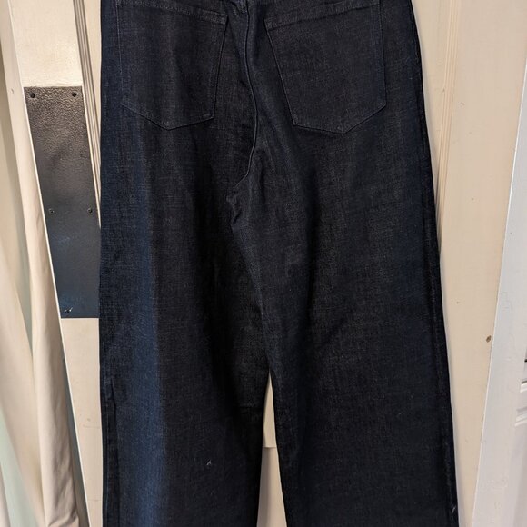 Banana Republic Pleated Wide Leg Trouser Jeans - Picture 4 of 7